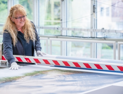 Produktion &ndash; Akustikbilder und Schallabsorber von SCHALLSAUGER&reg;