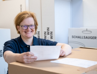 Produktion &ndash; Akustikbilder und Schallabsorber von SCHALLSAUGER&reg;