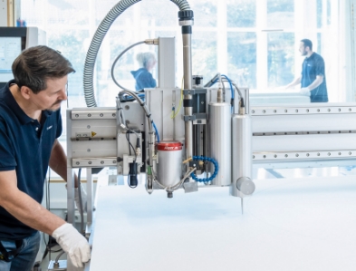 Produktion &ndash; Akustikbilder und Schallabsorber von SCHALLSAUGER&reg;