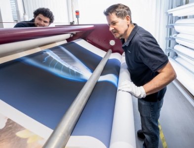 Produktion &ndash; Akustikbilder und Schallabsorber von SCHALLSAUGER&reg;