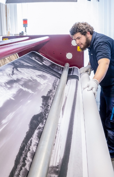 Produktion &ndash; Akustikbilder und Schallabsorber von SCHALLSAUGER&reg;