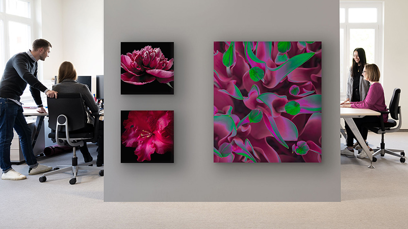 FRAMELESS-PICTURE. Individuelles B&uuml;ro-Styling?