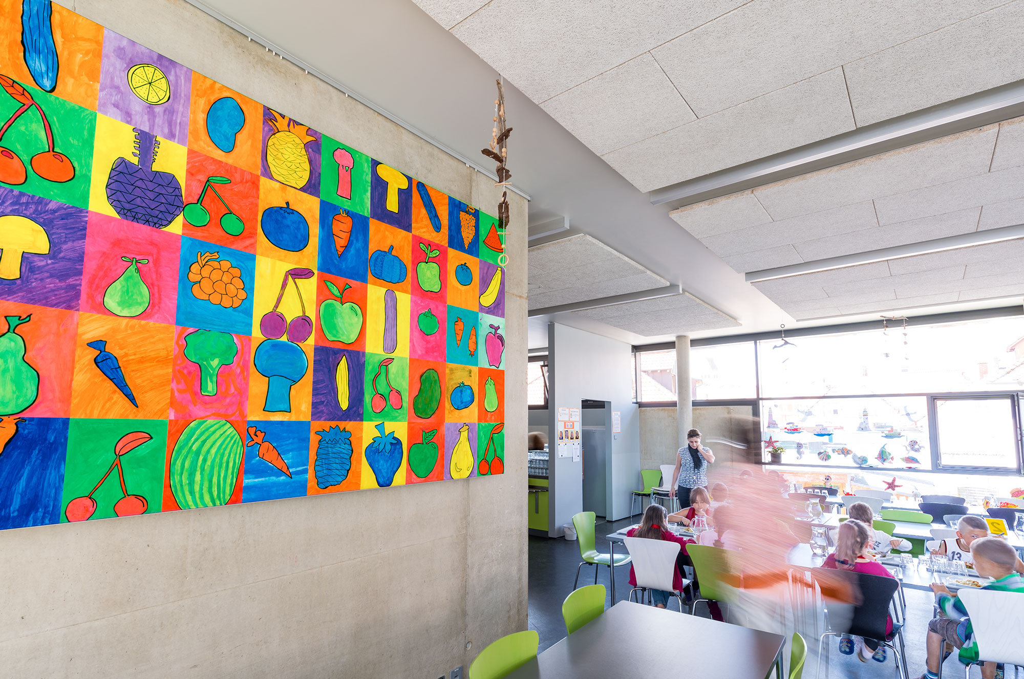 Nachhall in Schulr&auml;umen &ndash; Akustikbilder und Schallabsorber von SCHALLSAUGER&reg;