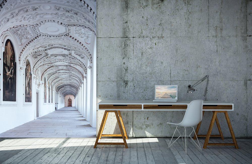 Kloster in Weiss &ndash; Akustikbilder und Schallabsorber von SCHALLSAUGER&reg;