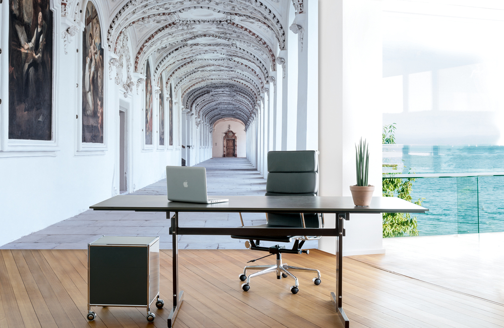 Kloster in Weiss &ndash; Akustikbilder und Schallabsorber von SCHALLSAUGER&reg;