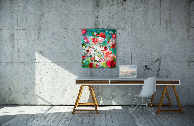 Flower Power &ndash; Akustikbilder und Schallabsorber von SCHALLSAUGER&reg;