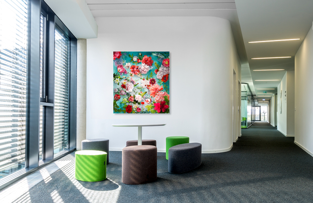 Flower Power &ndash; Akustikbilder und Schallabsorber von SCHALLSAUGER&reg;