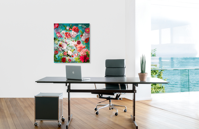 Flower Power &ndash; Akustikbilder und Schallabsorber von SCHALLSAUGER&reg;