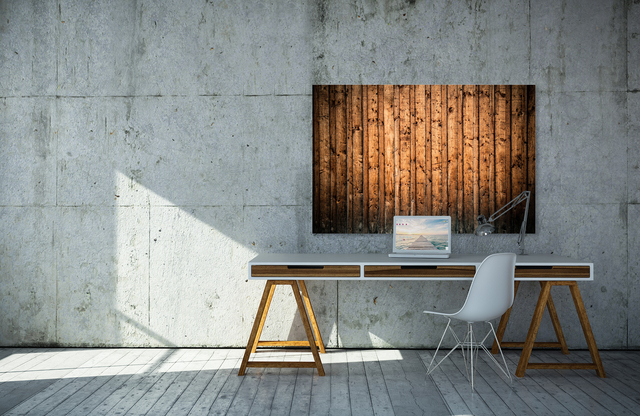 H&uuml;tten holzwand &ndash; Akustikbilder und Schallabsorber von SCHALLSAUGER&reg;