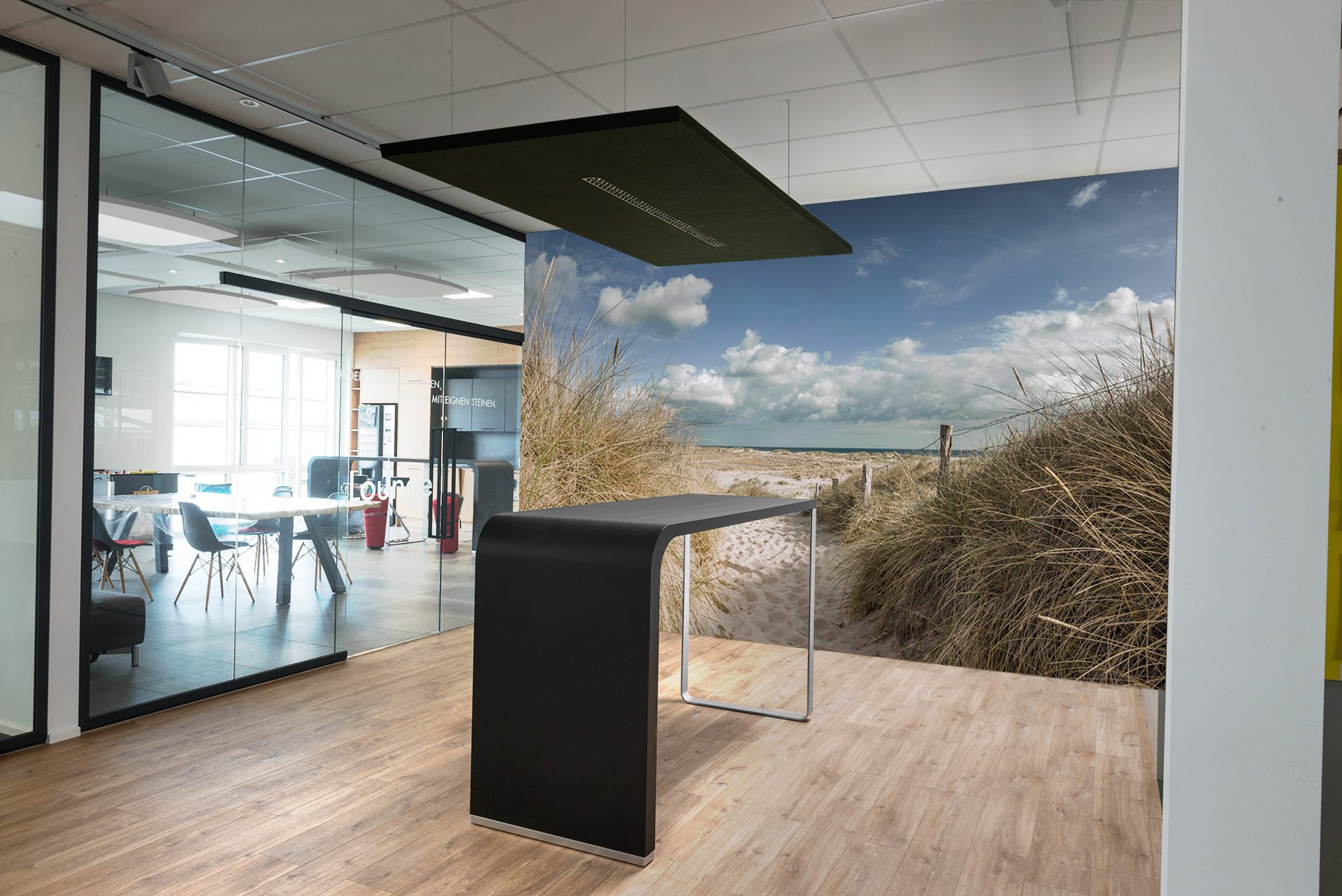 Strandweg auf Sylt &ndash; Akustikbilder und Schallabsorber von SCHALLSAUGER&reg;