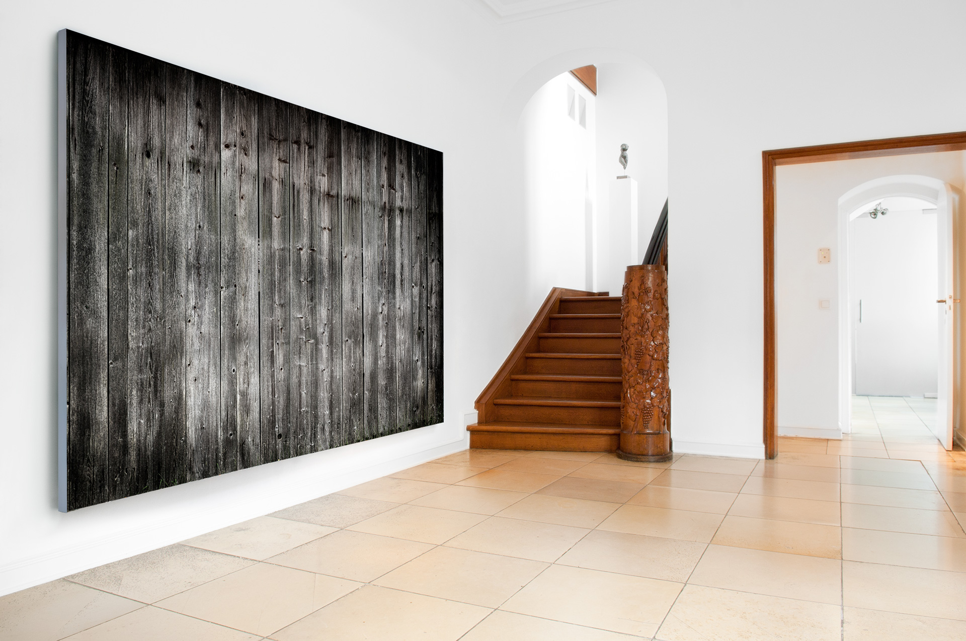 Holzwand Anthrazit &ndash; Akustikbilder und Schallabsorber von SCHALLSAUGER&reg;