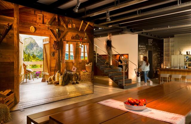 Almh&uuml;tte  &ndash; Akustikbilder und Schallabsorber von SCHALLSAUGER&reg;