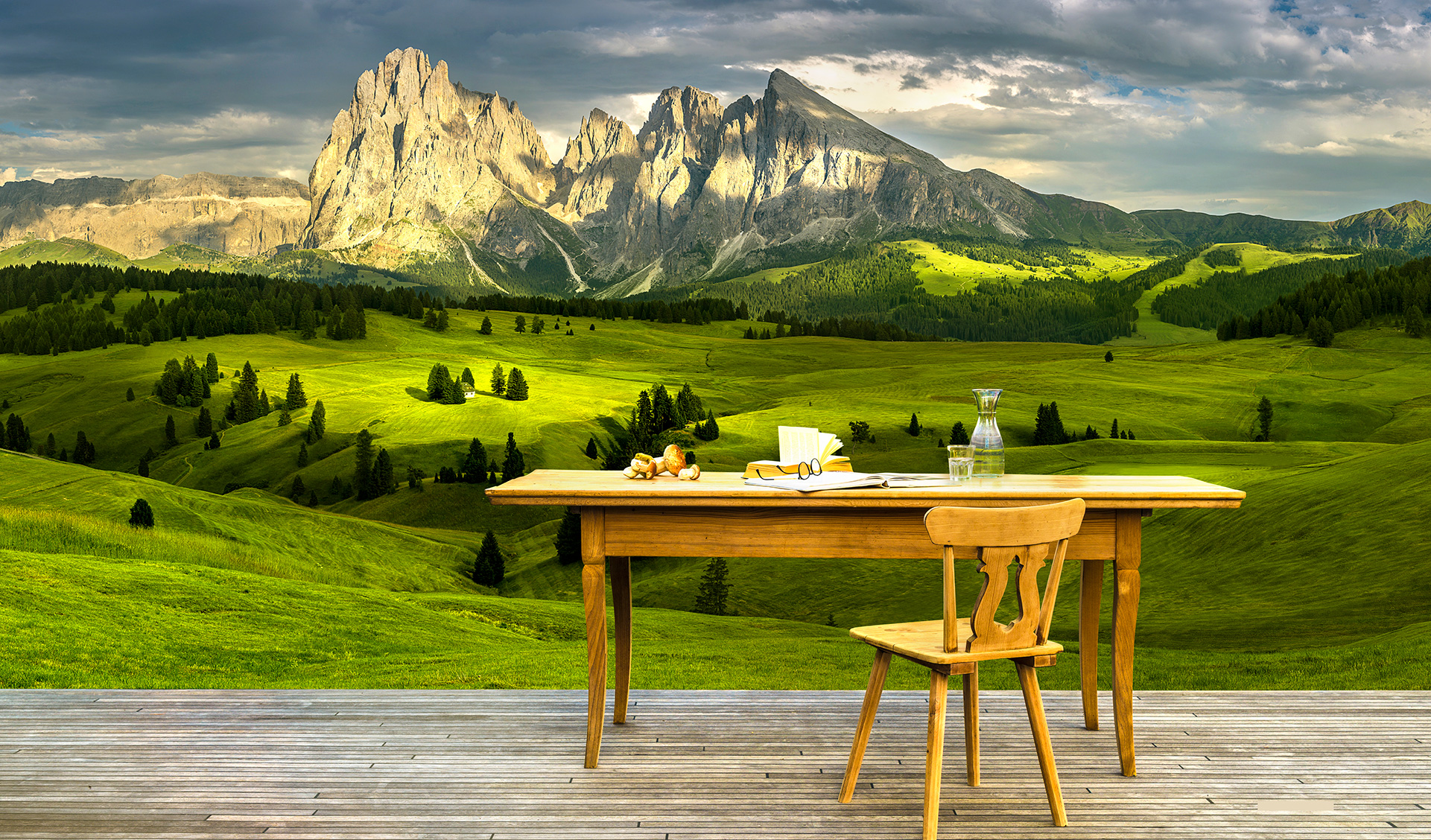 Dolomiten &ndash; Akustikbilder und Schallabsorber von SCHALLSAUGER&reg;