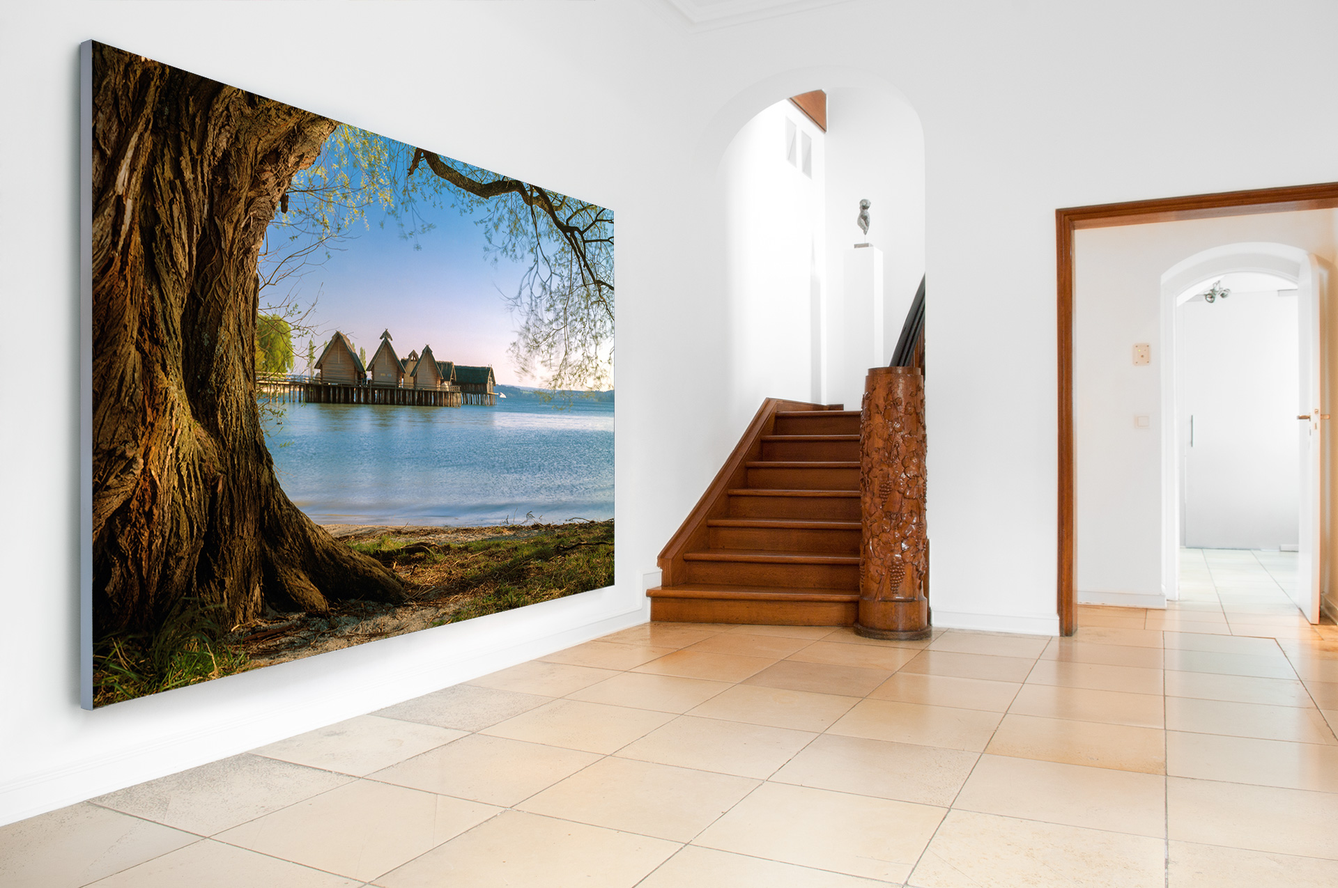 Living on Lake &ndash; Akustikbilder und Schallabsorber von SCHALLSAUGER&reg;