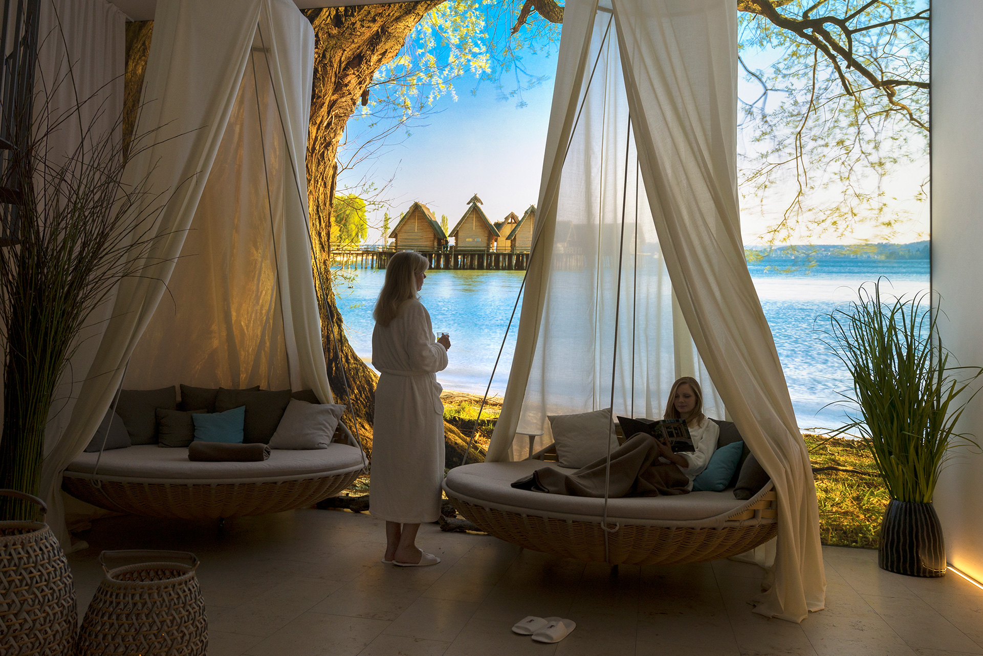 Living on Lake &ndash; Akustikbilder und Schallabsorber von SCHALLSAUGER&reg;