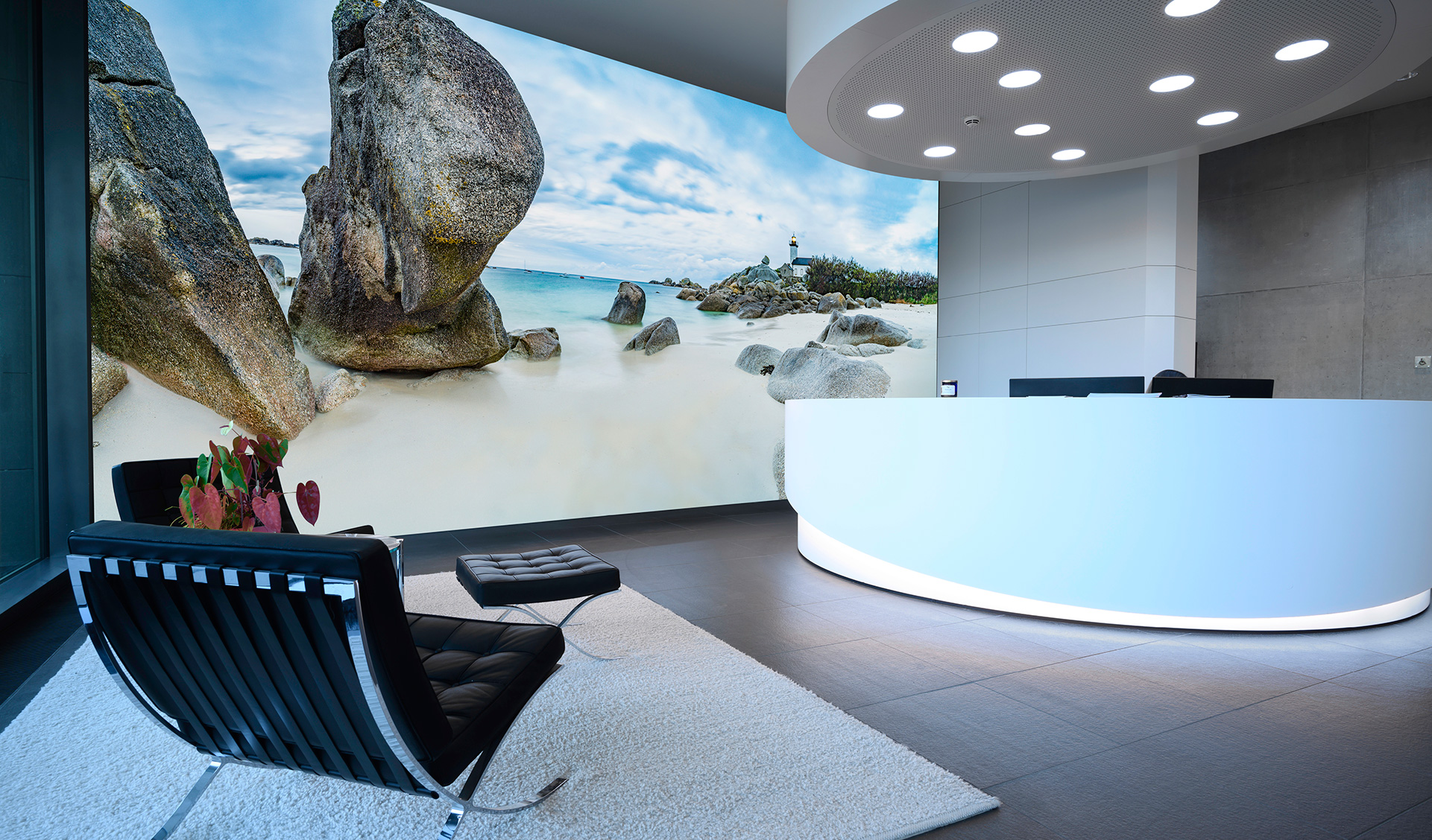 The white Beach &ndash; Akustikbilder und Schallabsorber von SCHALLSAUGER&reg;