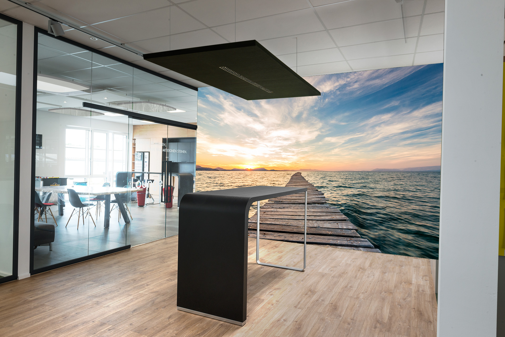 Der Steg ins Meer &ndash; Akustikbilder und Schallabsorber von SCHALLSAUGER&reg;