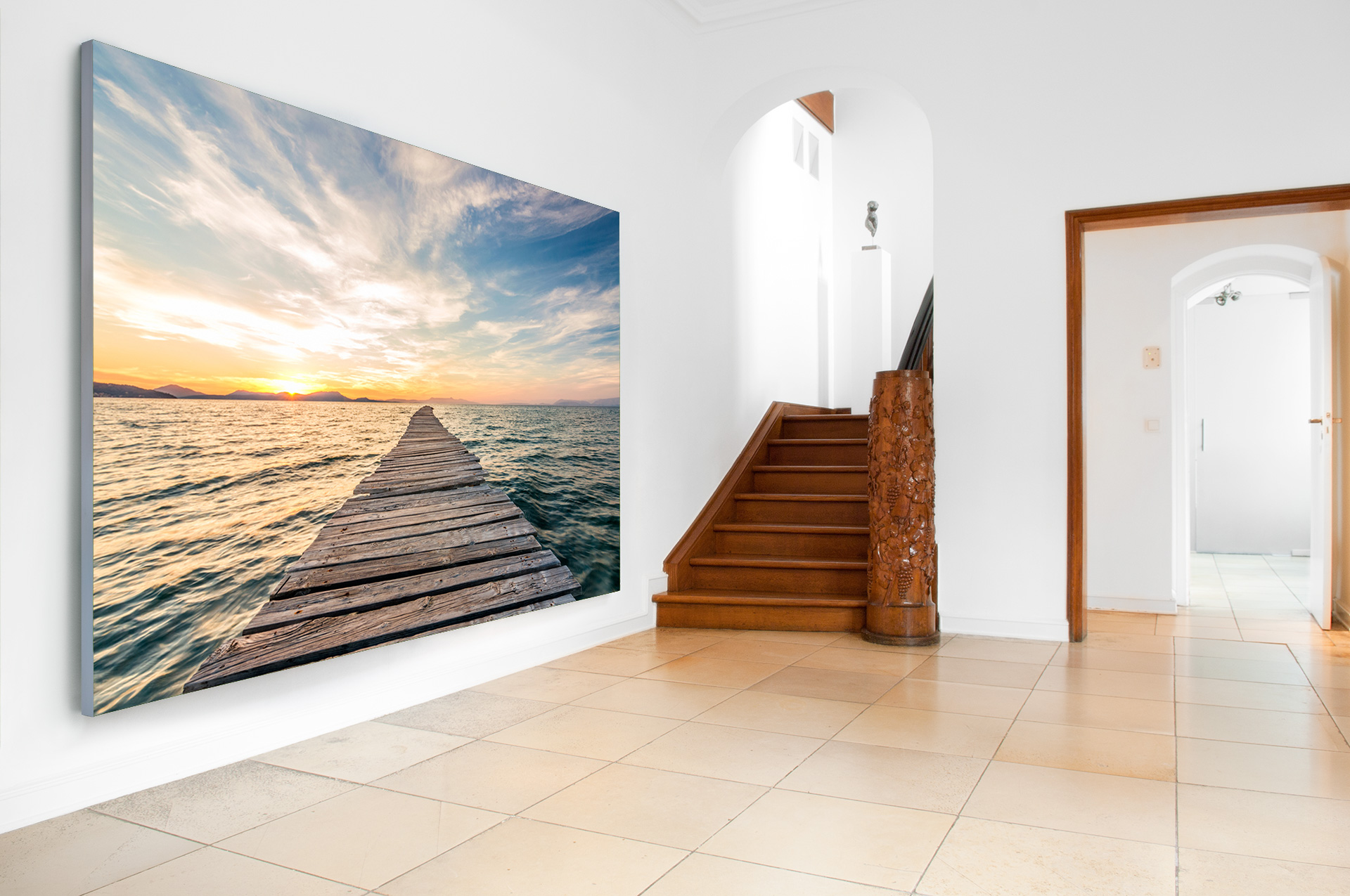 Der Steg ins Meer &ndash; Akustikbilder und Schallabsorber von SCHALLSAUGER&reg;