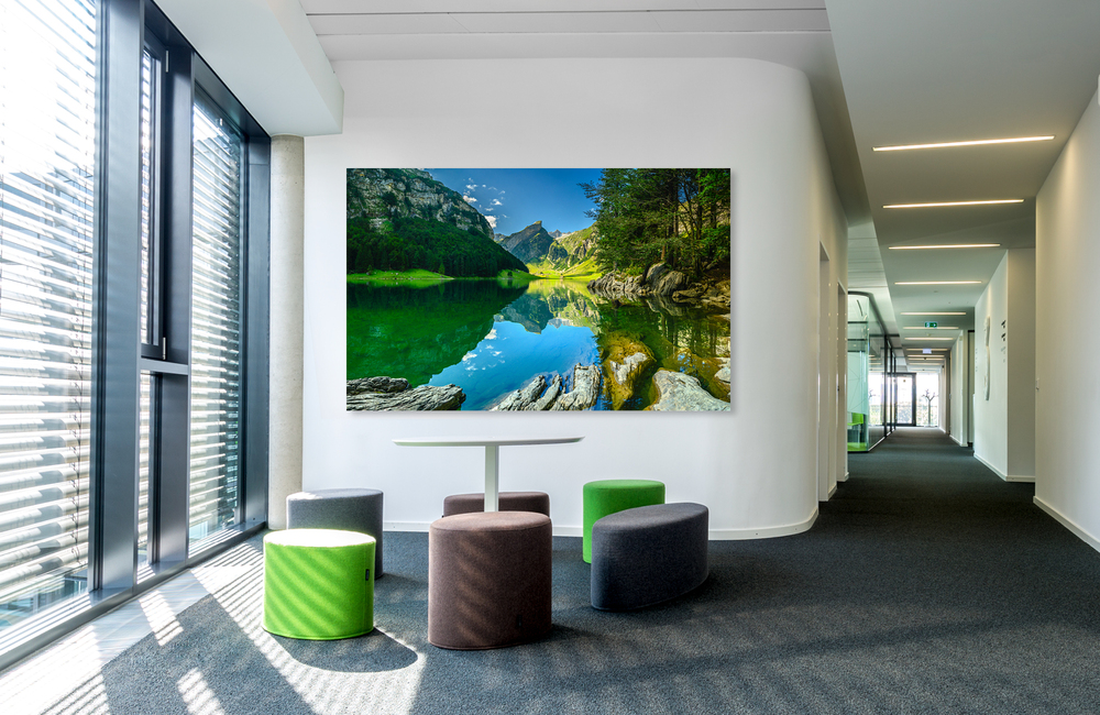 Der Bergsee &ndash; Akustikbilder und Schallabsorber von SCHALLSAUGER&reg;