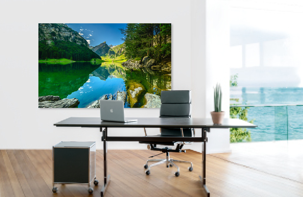 Der Bergsee &ndash; Akustikbilder und Schallabsorber von SCHALLSAUGER&reg;