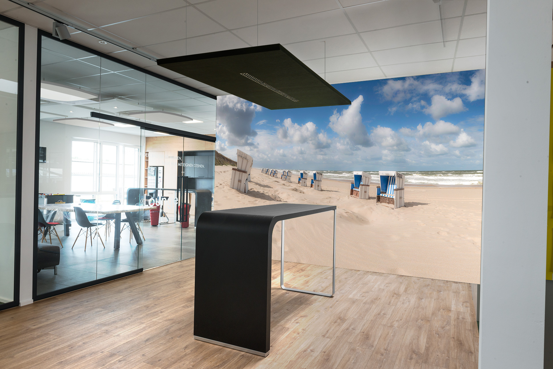 Strandk&ouml;rbe Sylt &ndash; Akustikbilder und Schallabsorber von SCHALLSAUGER&reg;