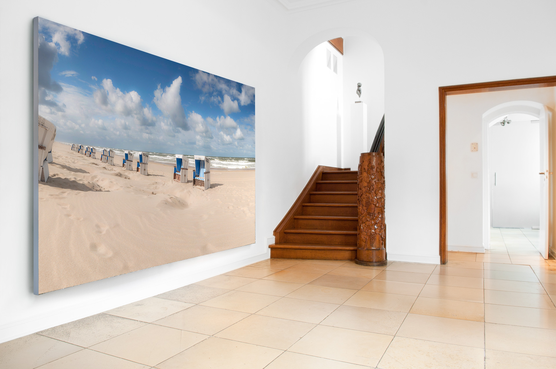 Strandk&ouml;rbe Sylt &ndash; Akustikbilder und Schallabsorber von SCHALLSAUGER&reg;