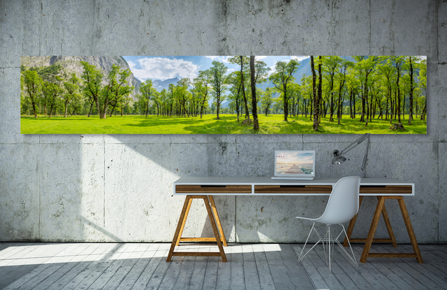 ahornboden panorama &ndash; Akustikbilder und Schallabsorber von SCHALLSAUGER&reg;