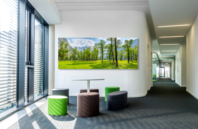 ahornboden panorama &ndash; Akustikbilder und Schallabsorber von SCHALLSAUGER&reg;