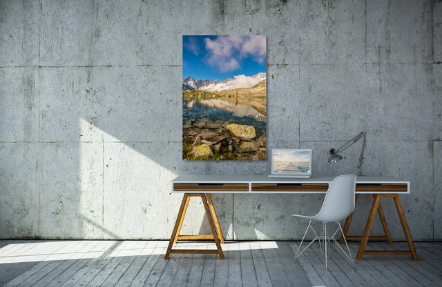 bergsee Andermatt &ndash; Akustikbilder und Schallabsorber von SCHALLSAUGER&reg;