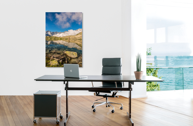 bergsee Andermatt &ndash; Akustikbilder und Schallabsorber von SCHALLSAUGER&reg;