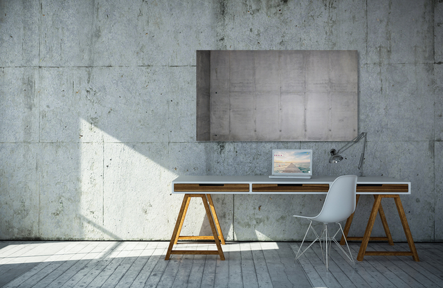 betonstruktur &ndash; Akustikbilder und Schallabsorber von SCHALLSAUGER&reg;