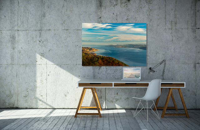 &Uuml;berlingersee alpenblick &ndash; hochaufl&ouml;sende Fotos und Motive f&uuml;r Akustikbilder