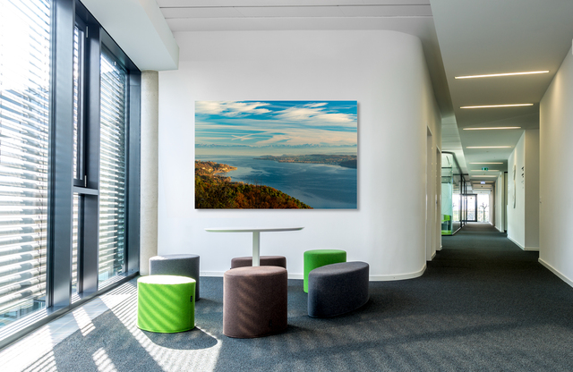 &Uuml;berlingersee alpenblick &ndash; hochaufl&ouml;sende Fotos und Motive f&uuml;r Akustikbilder