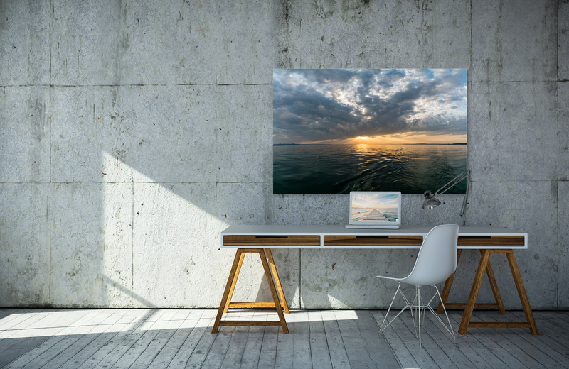 bodensee abendstimmung &ndash; Akustikbilder und Schallabsorber von SCHALLSAUGER&reg;