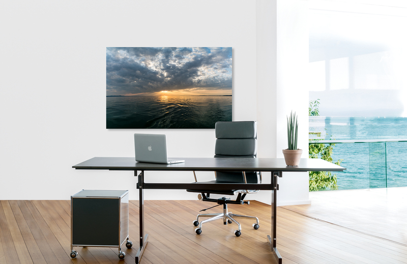 bodensee abendstimmung &ndash; Akustikbilder und Schallabsorber von SCHALLSAUGER&reg;