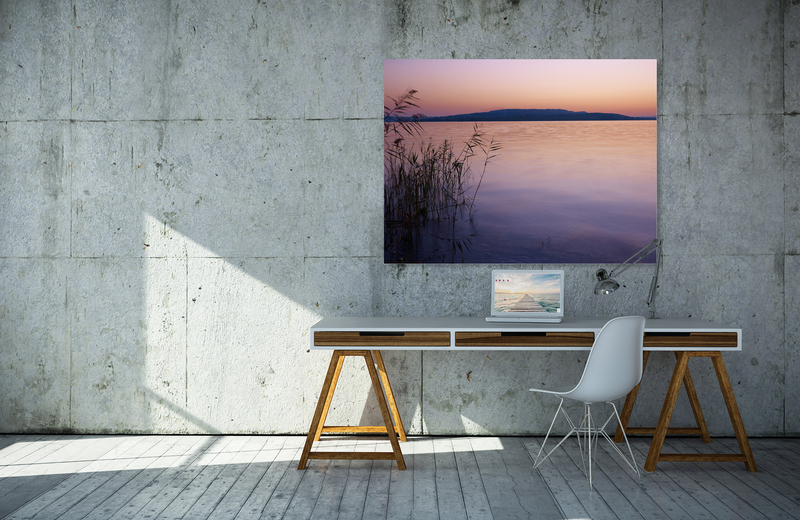 Abendstimmung am Bodensee &ndash; Akustikbilder und Schallabsorber von SCHALLSAUGER&reg;