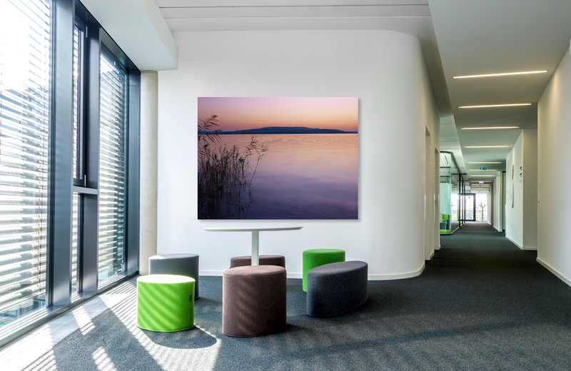 Abendstimmung am Bodensee &ndash; Akustikbilder und Schallabsorber von SCHALLSAUGER&reg;