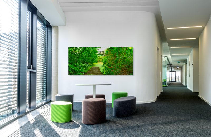 weiher_mit_steg &ndash; Akustikbilder und Schallabsorber von SCHALLSAUGER&reg;