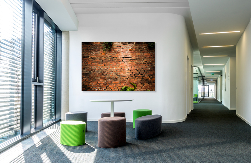 ziegelstein struktur &ndash; Akustikbilder und Schallabsorber von SCHALLSAUGER&reg;