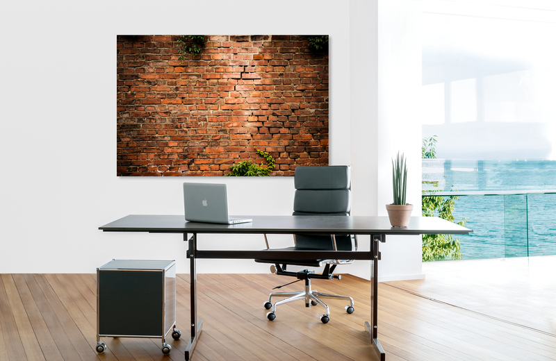 ziegelstein struktur &ndash; Akustikbilder und Schallabsorber von SCHALLSAUGER&reg;