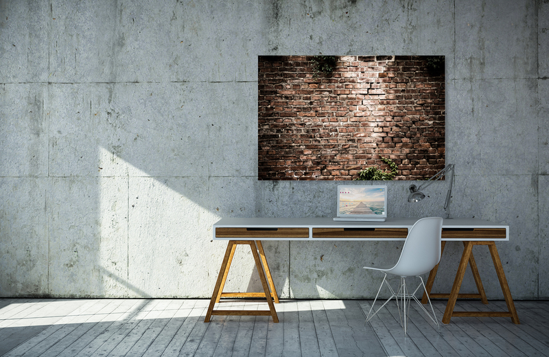 ziegelstein struktur_2 &ndash; Akustikbilder und Schallabsorber von SCHALLSAUGER&reg;