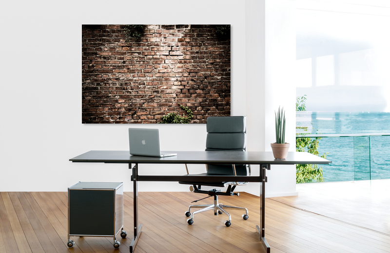 ziegelstein struktur_2 &ndash; Akustikbilder und Schallabsorber von SCHALLSAUGER&reg;