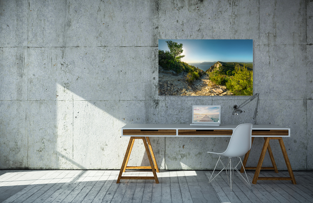 route de cretes &ndash; Akustikbilder und Schallabsorber von SCHALLSAUGER&reg;