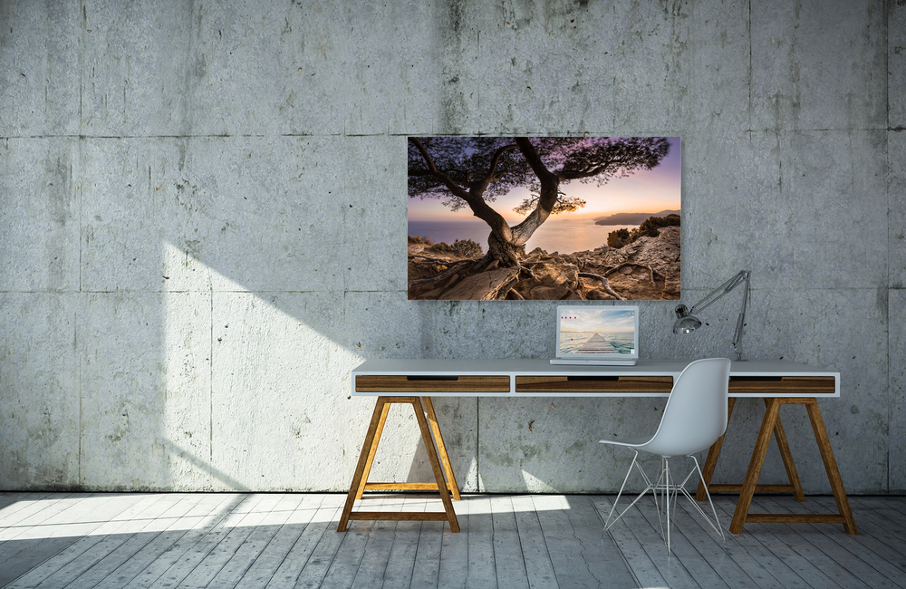 route de  cretes &ndash; Akustikbilder und Schallabsorber von SCHALLSAUGER&reg;