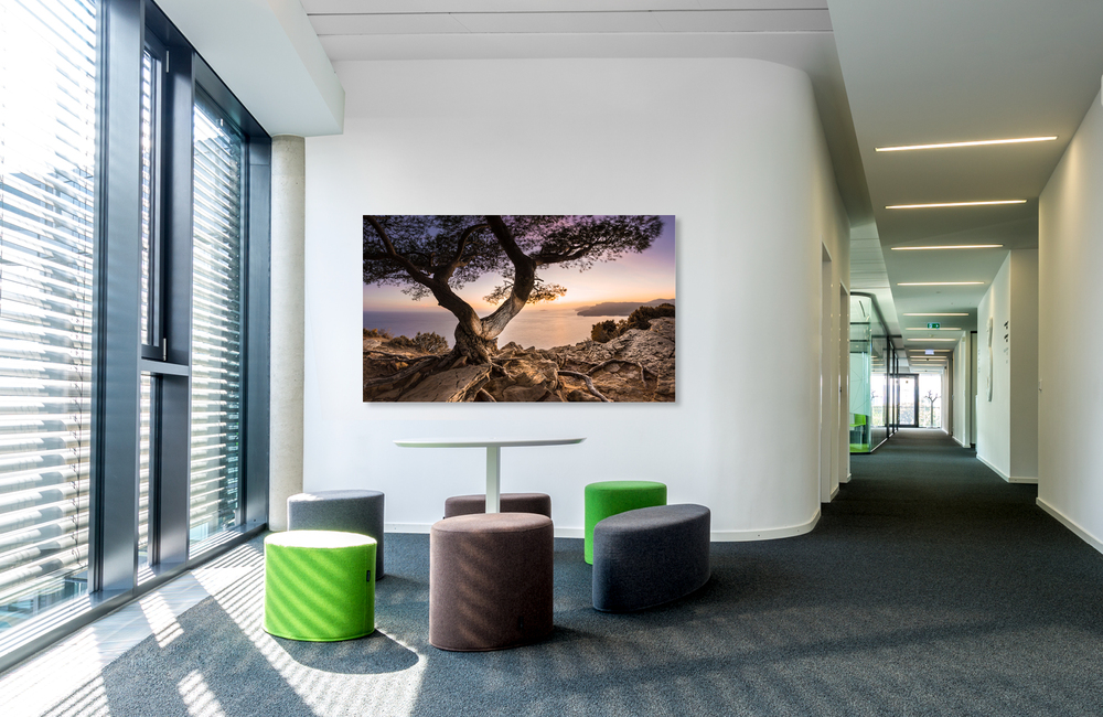 route de  cretes &ndash; Akustikbilder und Schallabsorber von SCHALLSAUGER&reg;