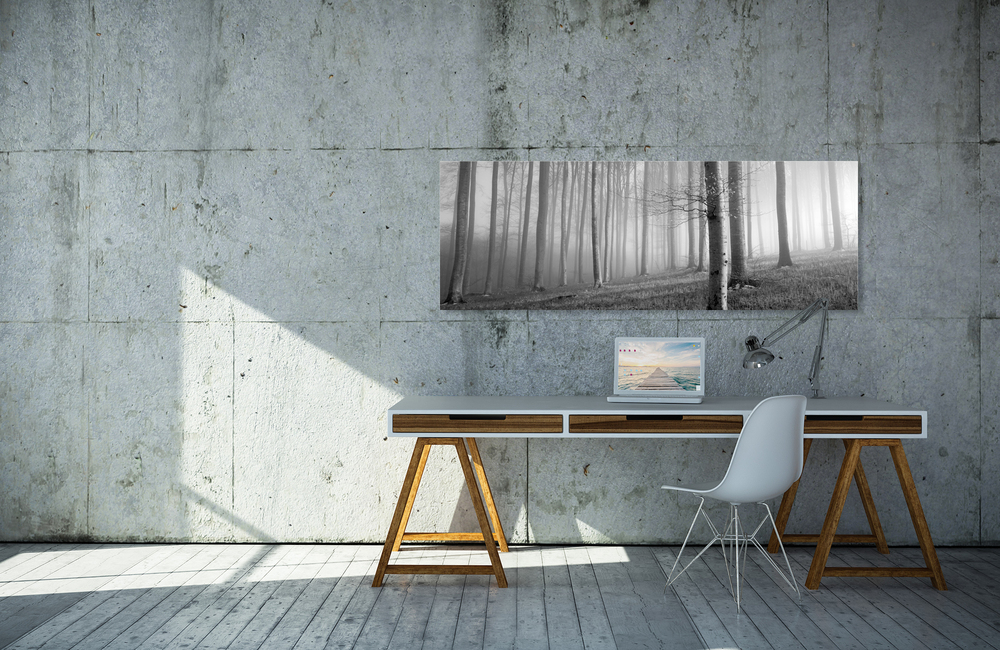 nebelwald &ndash; Akustikbilder und Schallabsorber von SCHALLSAUGER&reg;