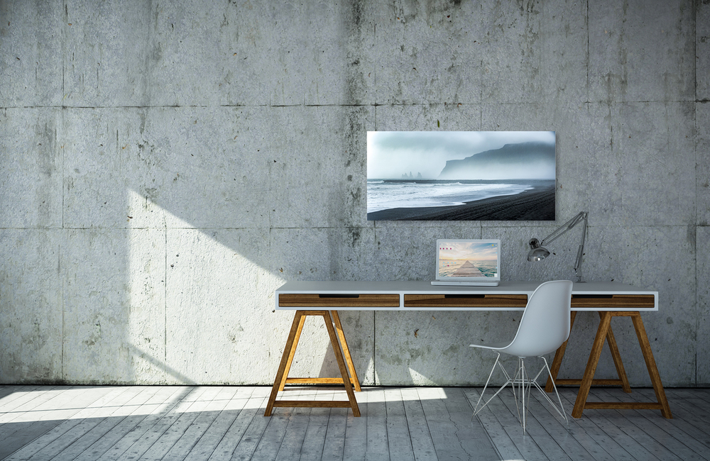 vik strand &ndash; Akustikbilder und Schallabsorber von SCHALLSAUGER&reg;