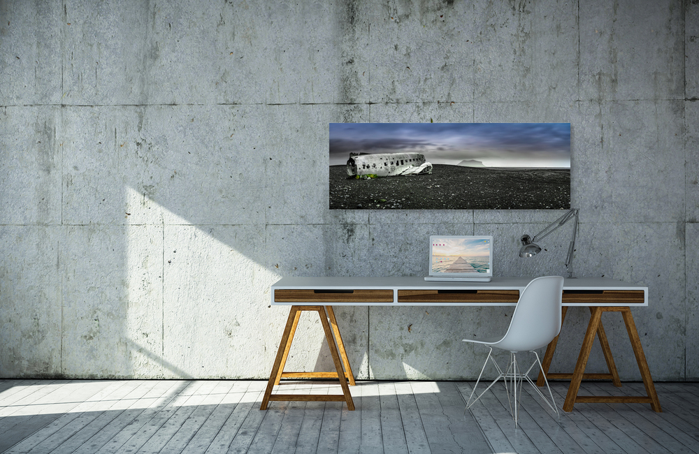 flugzeugwrack &ndash; Akustikbilder und Schallabsorber von SCHALLSAUGER&reg;