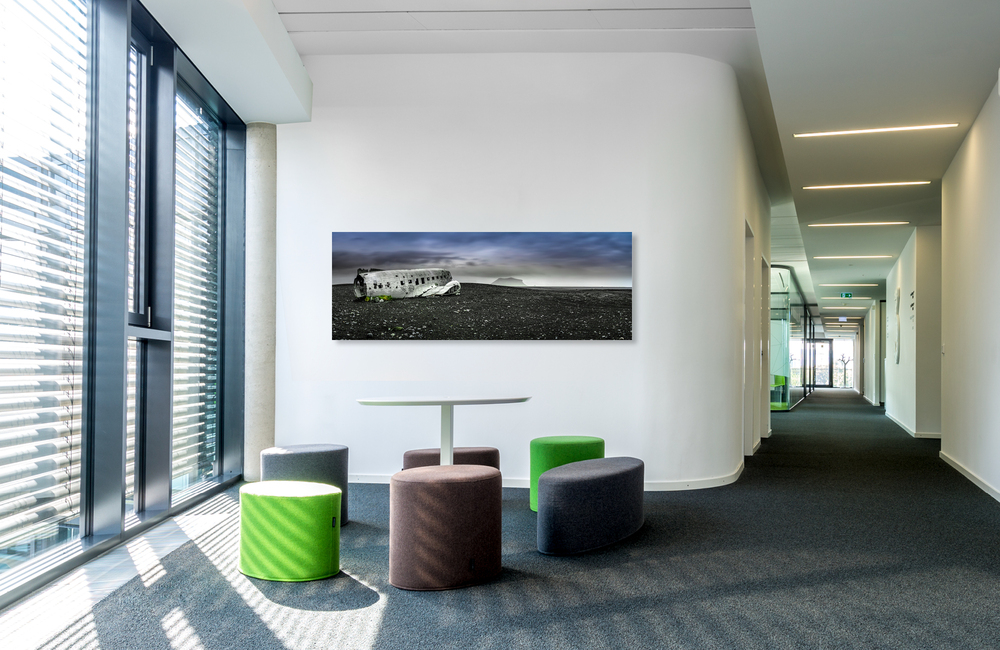 flugzeugwrack &ndash; Akustikbilder und Schallabsorber von SCHALLSAUGER&reg;