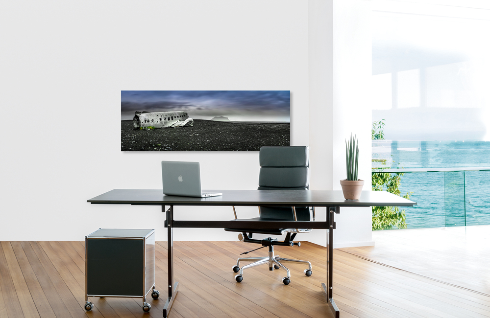 flugzeugwrack &ndash; Akustikbilder und Schallabsorber von SCHALLSAUGER&reg;